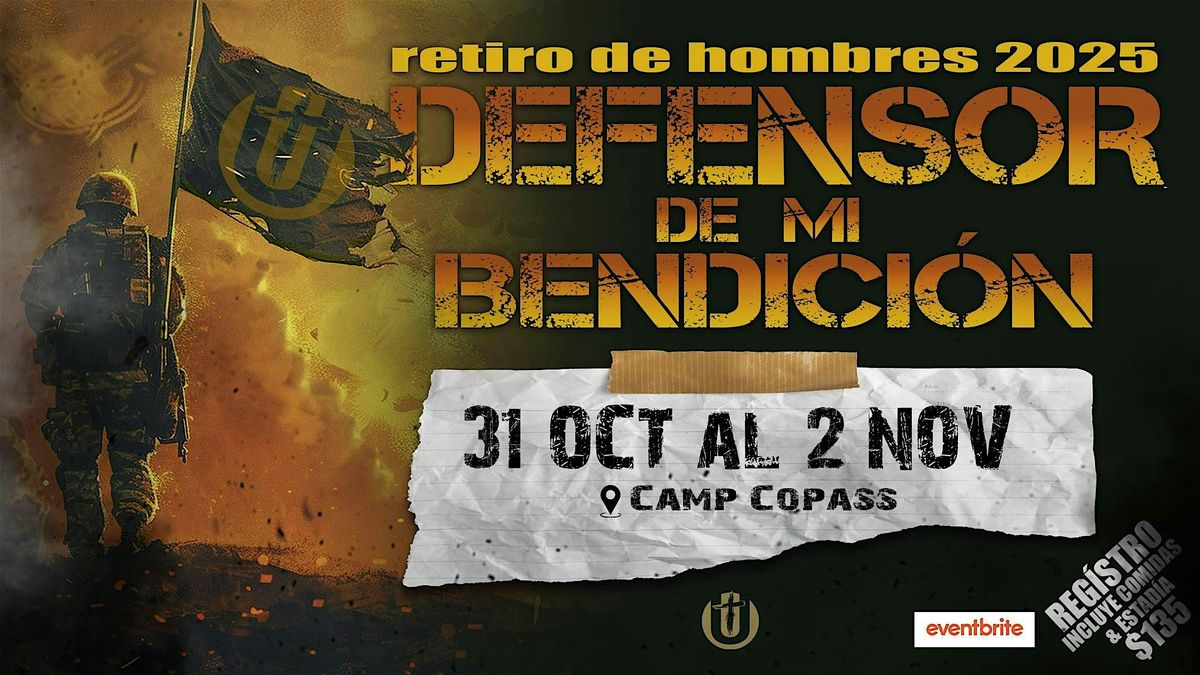 Retiro de hombres - Defensor De Mi Bendición, 31 October | Event in Denton | AllEvents