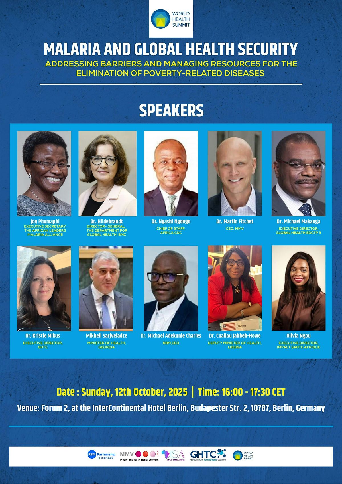 Malaria and global health security, 12 October | Event in Berlin | AllEvents