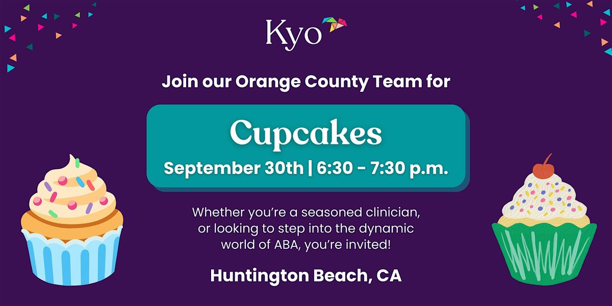 Cupcakes with Kyo's OC Team, 30 September | Event in Huntington Beach | AllEvents