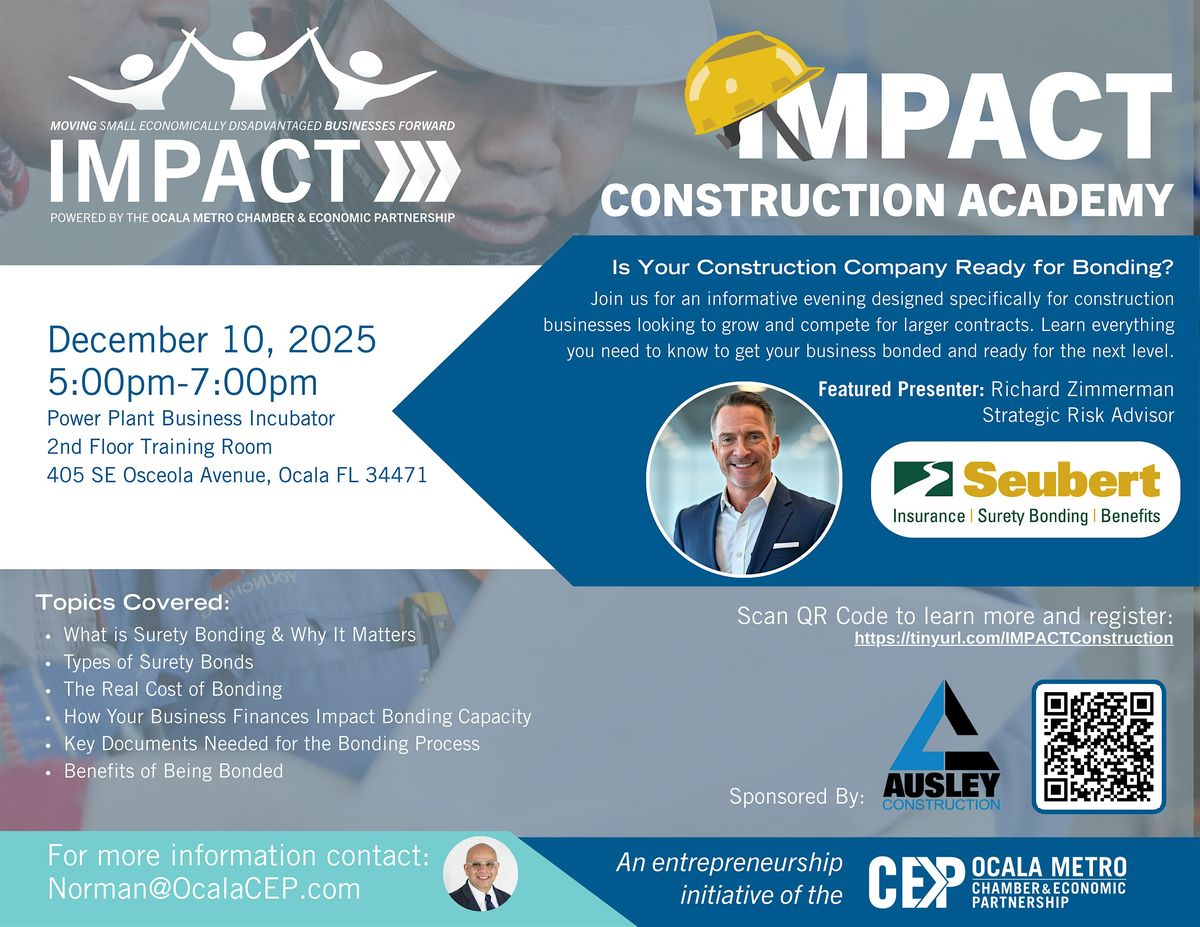 Copy of IMPACT Construction Academy - 12/10/2025, 10 December | Event in Ocala | AllEvents
