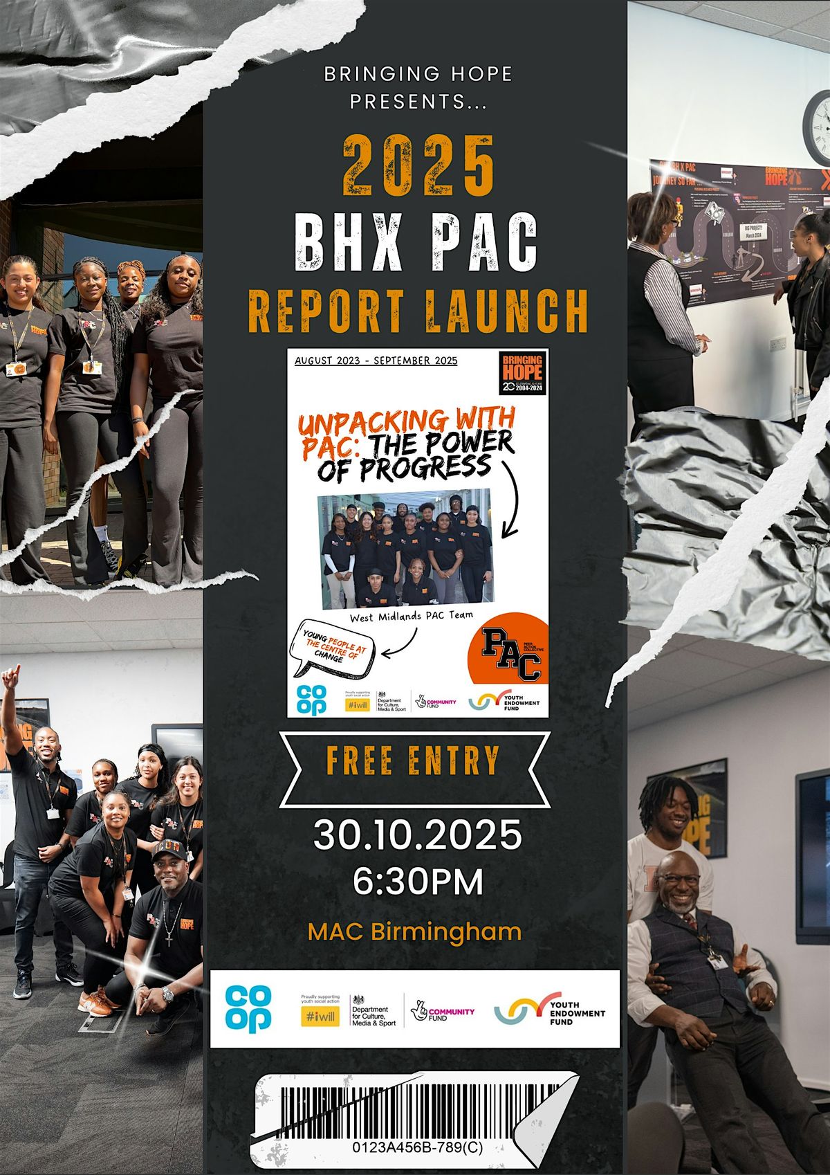Birmingham PAC [Midlands Delivery Partner]: Official Report Launch, 30 October | Event in Birmingham | AllEvents