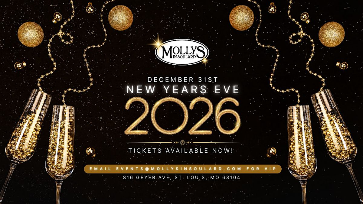 NYE 2026 at Molly's in Soulard, 31 December | Event in St. Louis | AllEvents