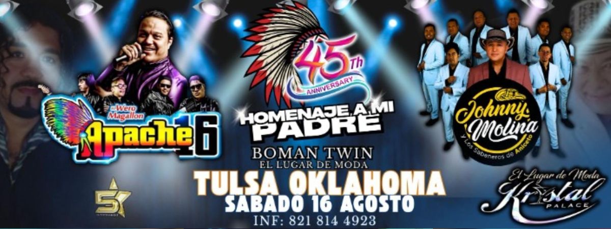 EL WERO MAGALLON APACHE & JOHNNY MOLINA , 16 August | Event in Tulsa | AllEvents