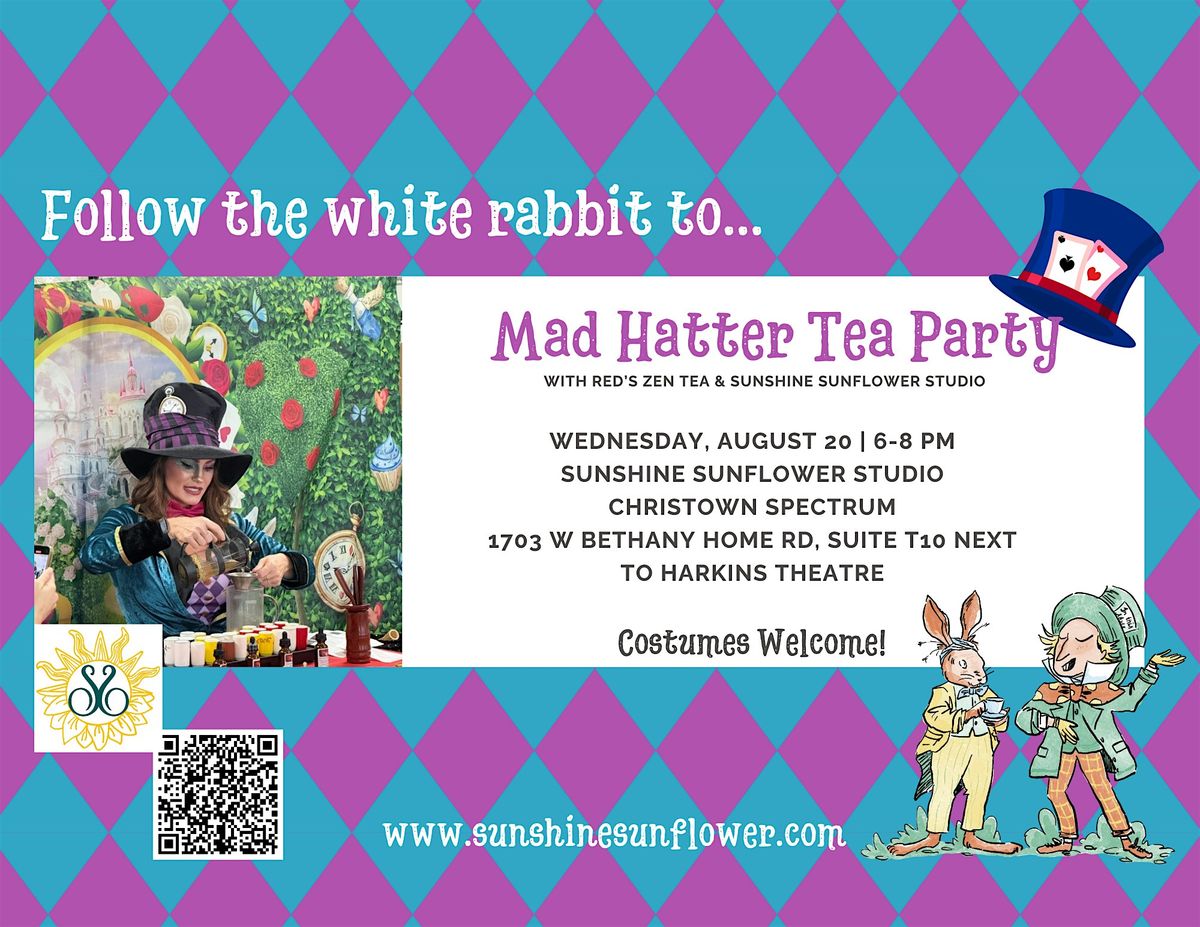 Mad Hatter Tea Party 8/20, 20 August | Event in Phoenix | AllEvents