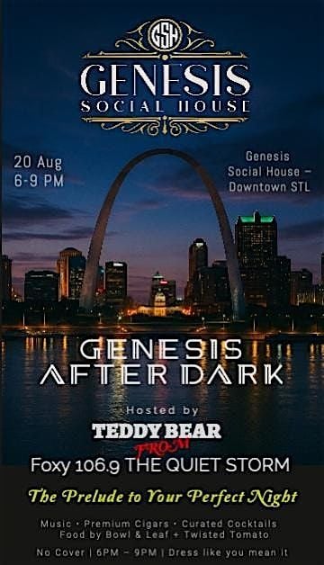 Genesis After Dark – The Prelude to Your Perfect Night, 20 August | Event in St. Louis | AllEvents