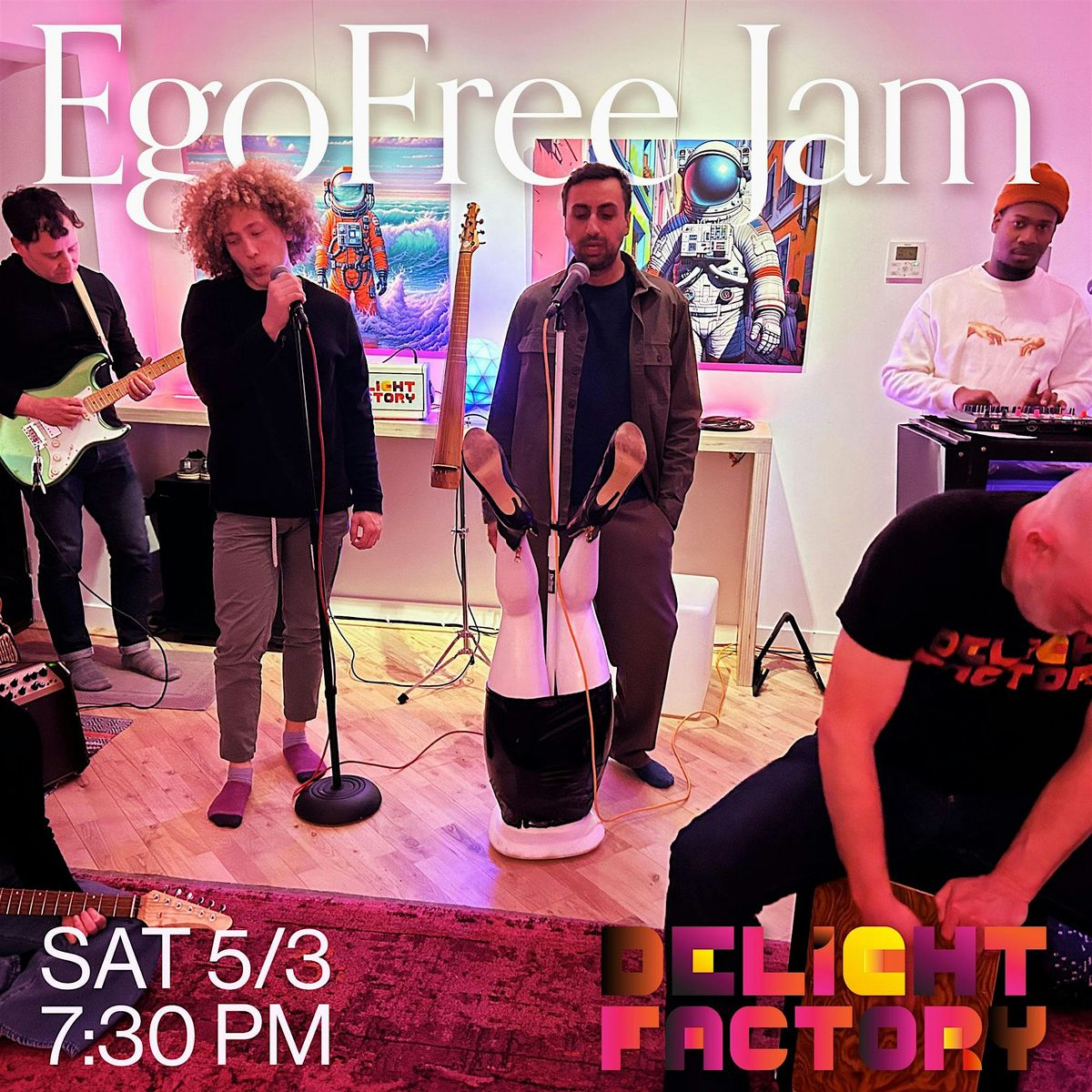 Ego Free Jam - First Saturdays, 3 May | Event in Brooklyn | AllEvents