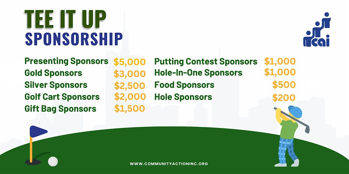 Sponsorships for  Community Action's Golf Fundraiser, 22 August | Event in Haverhill | AllEvents
