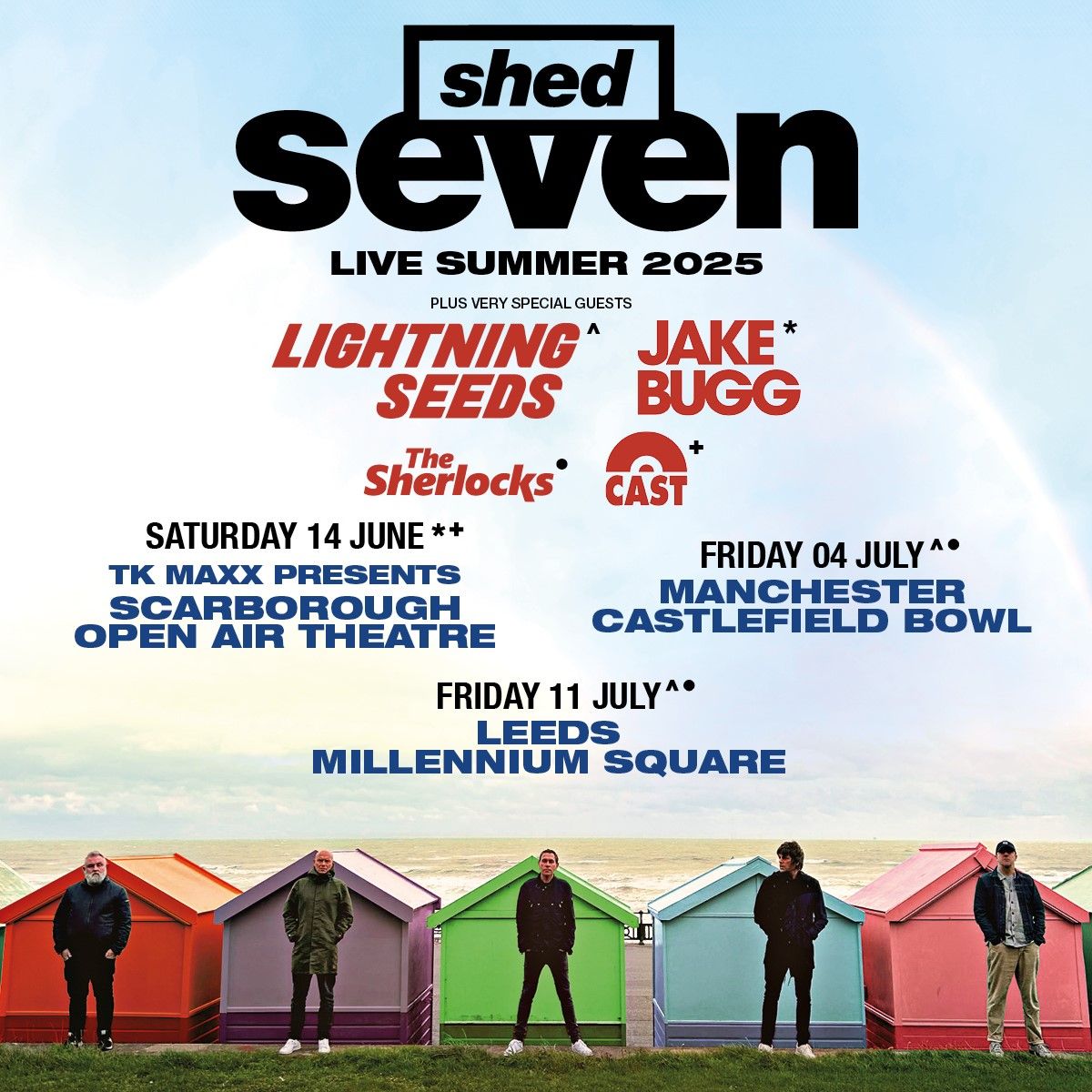 Shed Seven at Millennium Square, 11 July | Event in Leeds | AllEvents