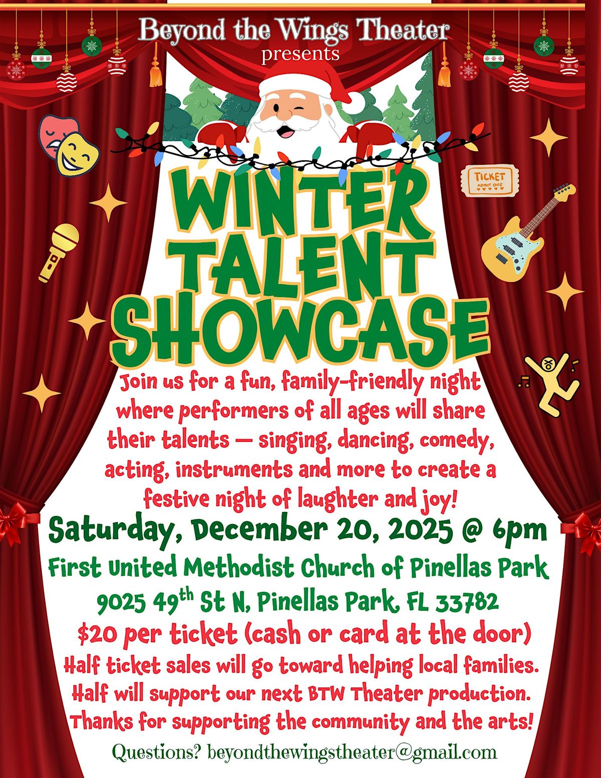 Winter Talent Showcase, 20 December | Event in Pinellas Park | AllEvents
