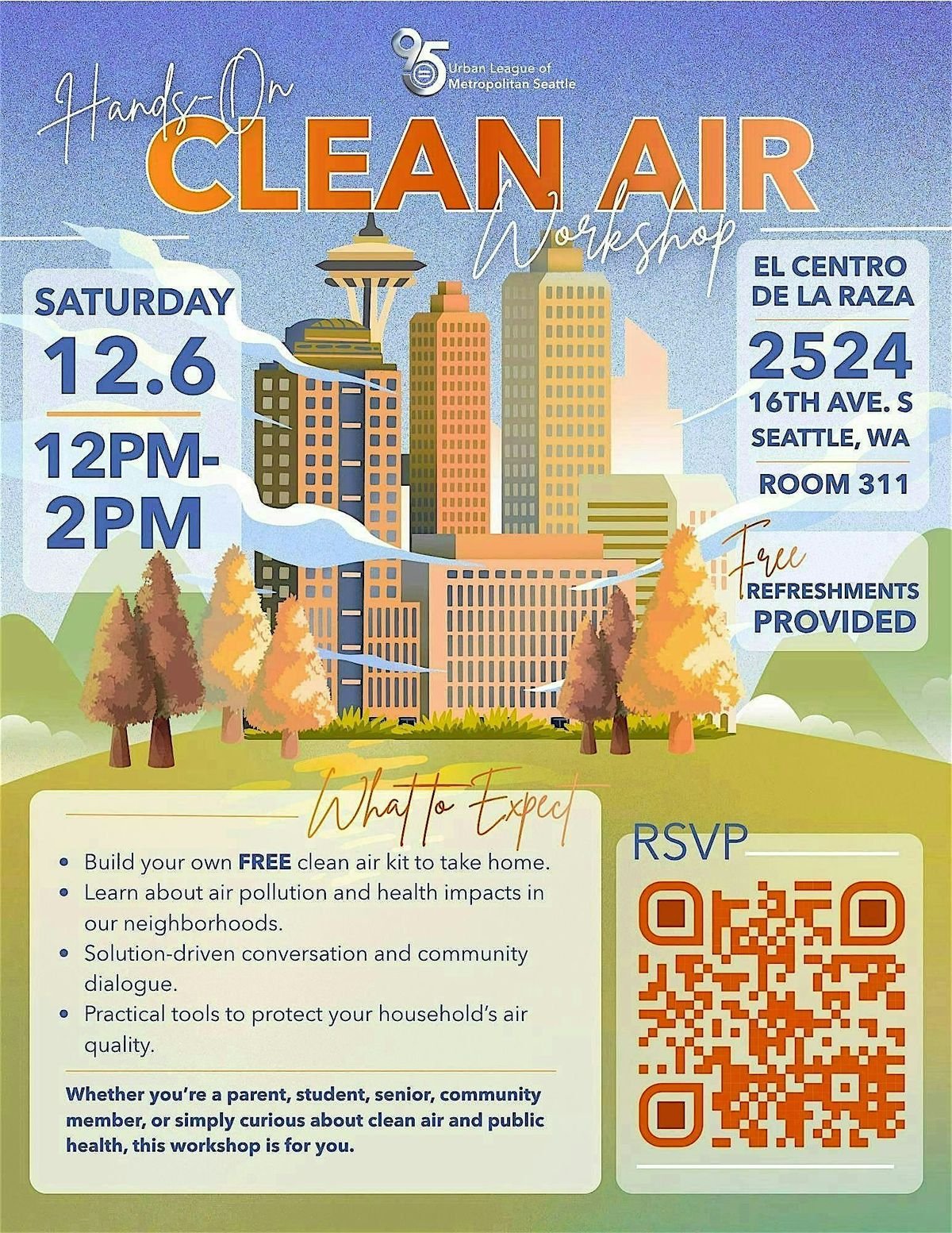 Clean Air Workshop, 6 December | Event in Seattle | AllEvents