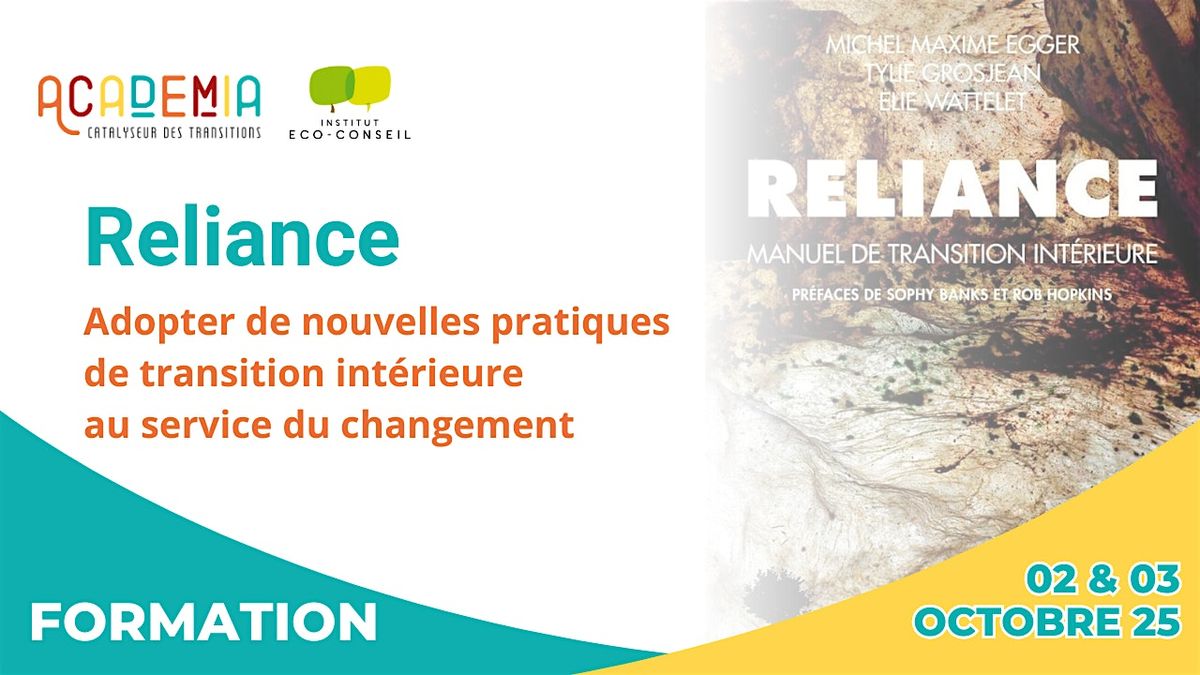 Reliance - Manuel de transition intérieure | Event in Namur | AllEvents