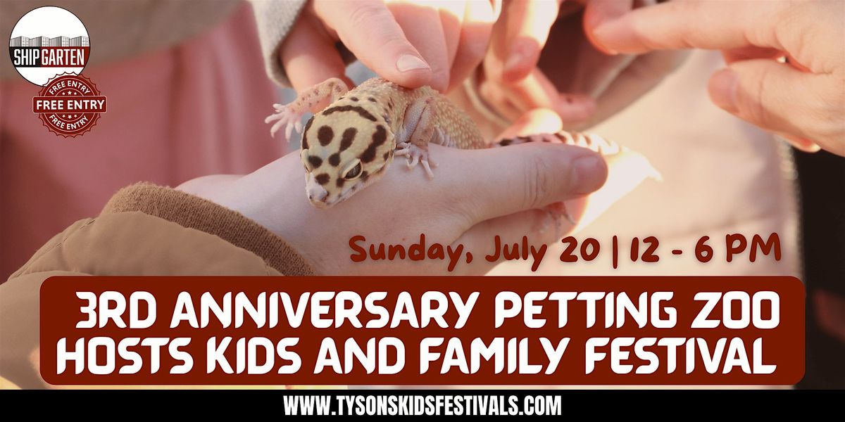 3rd Anniversary Petting Zoo, 20 July | Event in Mclean | AllEvents