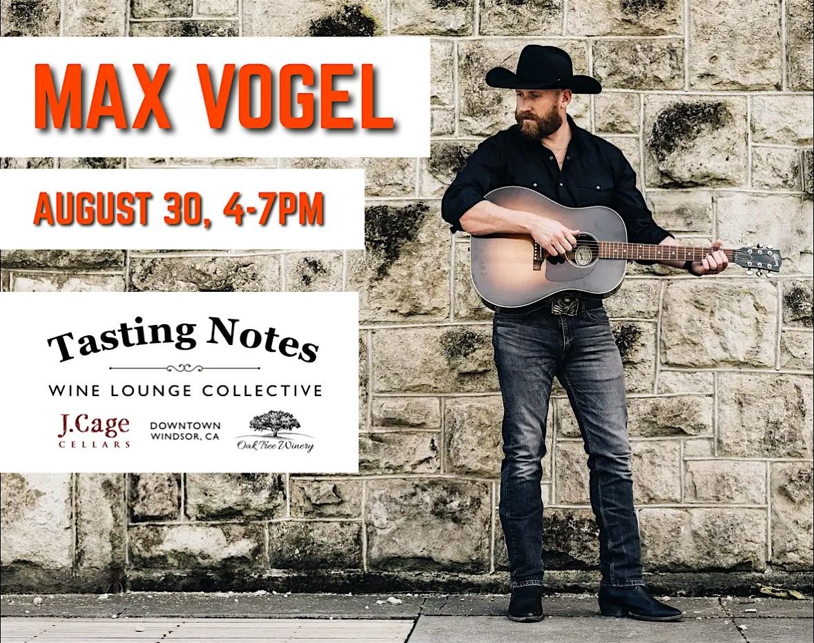 Live Music with Max Vogel, 30 August | Event in Windsor | AllEvents