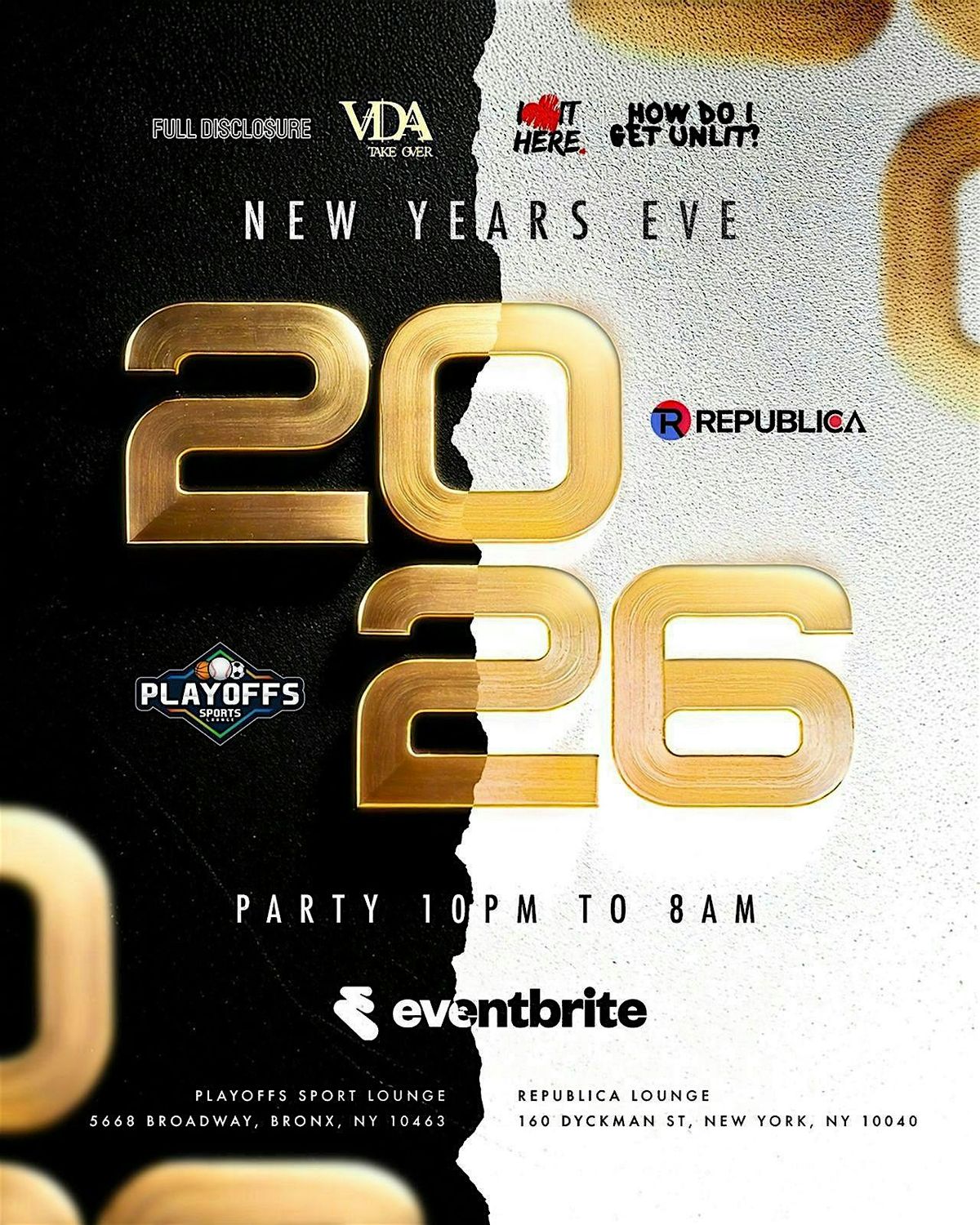 NYE AT REPUBLICA, 31 December | Event in New York | AllEvents