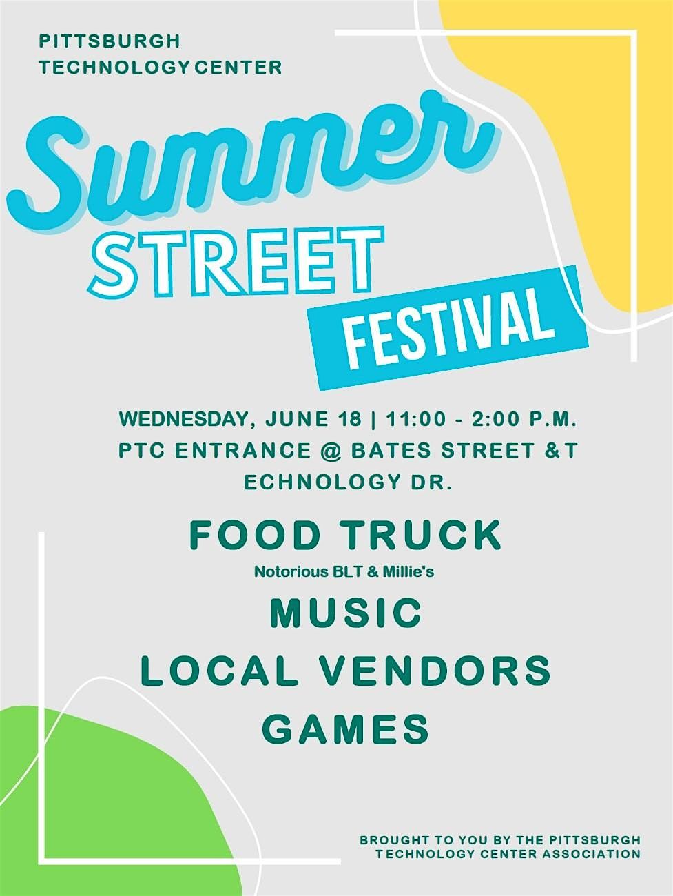PTC Summer Streel Festival 2025, 18 June | Event in Pittsburgh | AllEvents
