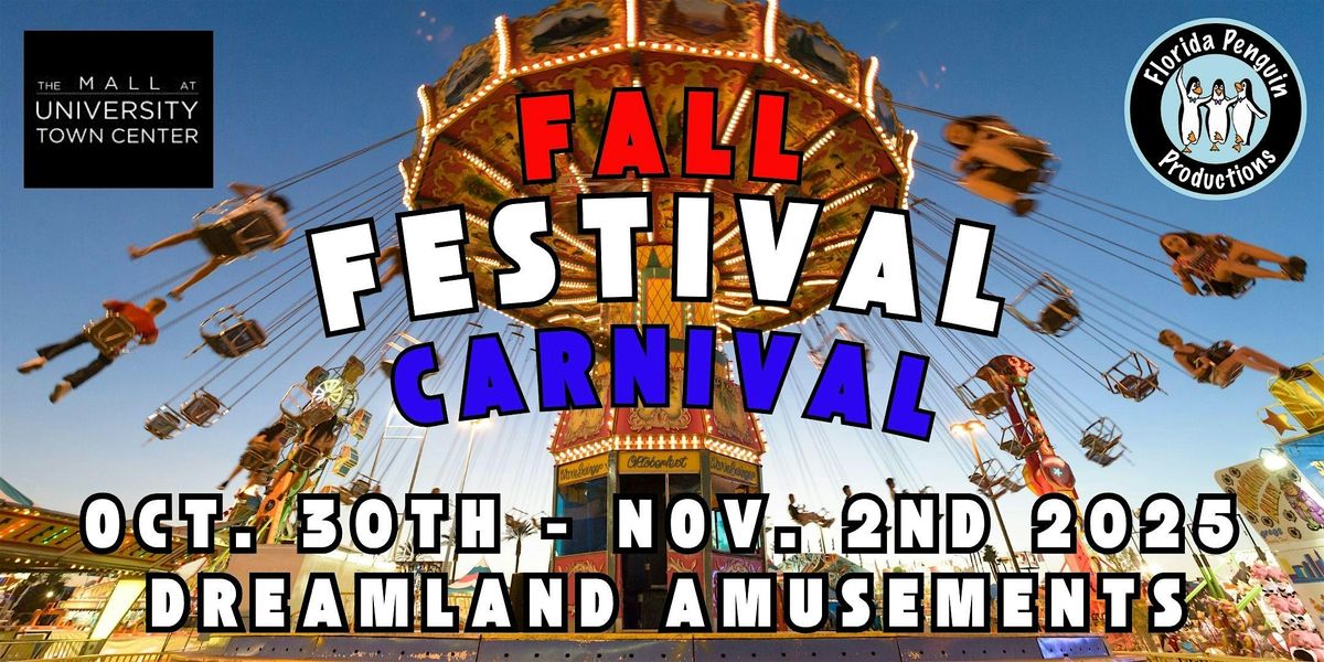 Sarasota Fall Festival & Carnival at The Mall at UTC, 31 October | Event in Sarasota | AllEvents