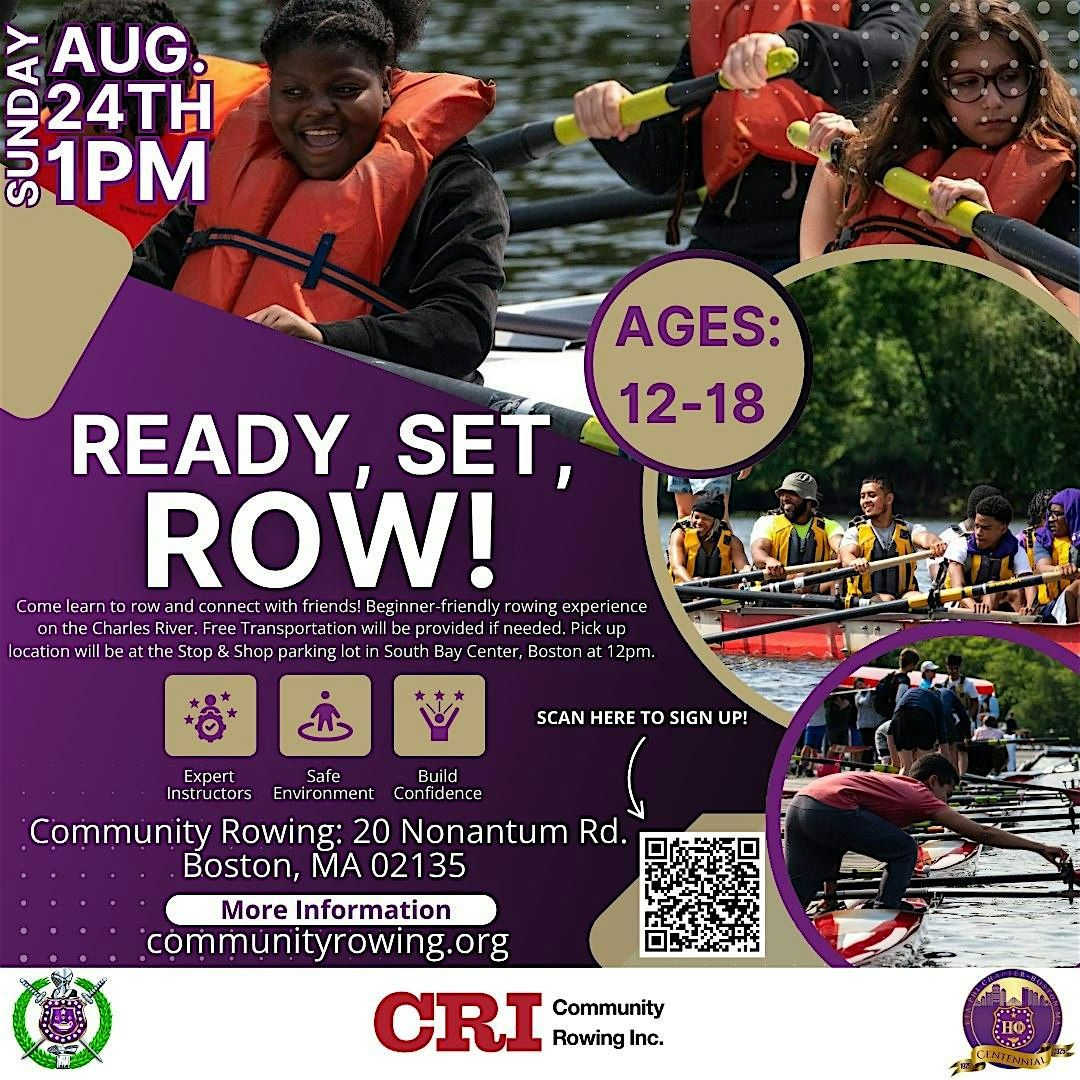 Ready, Set, Row, 24 August | Event in Boston | AllEvents