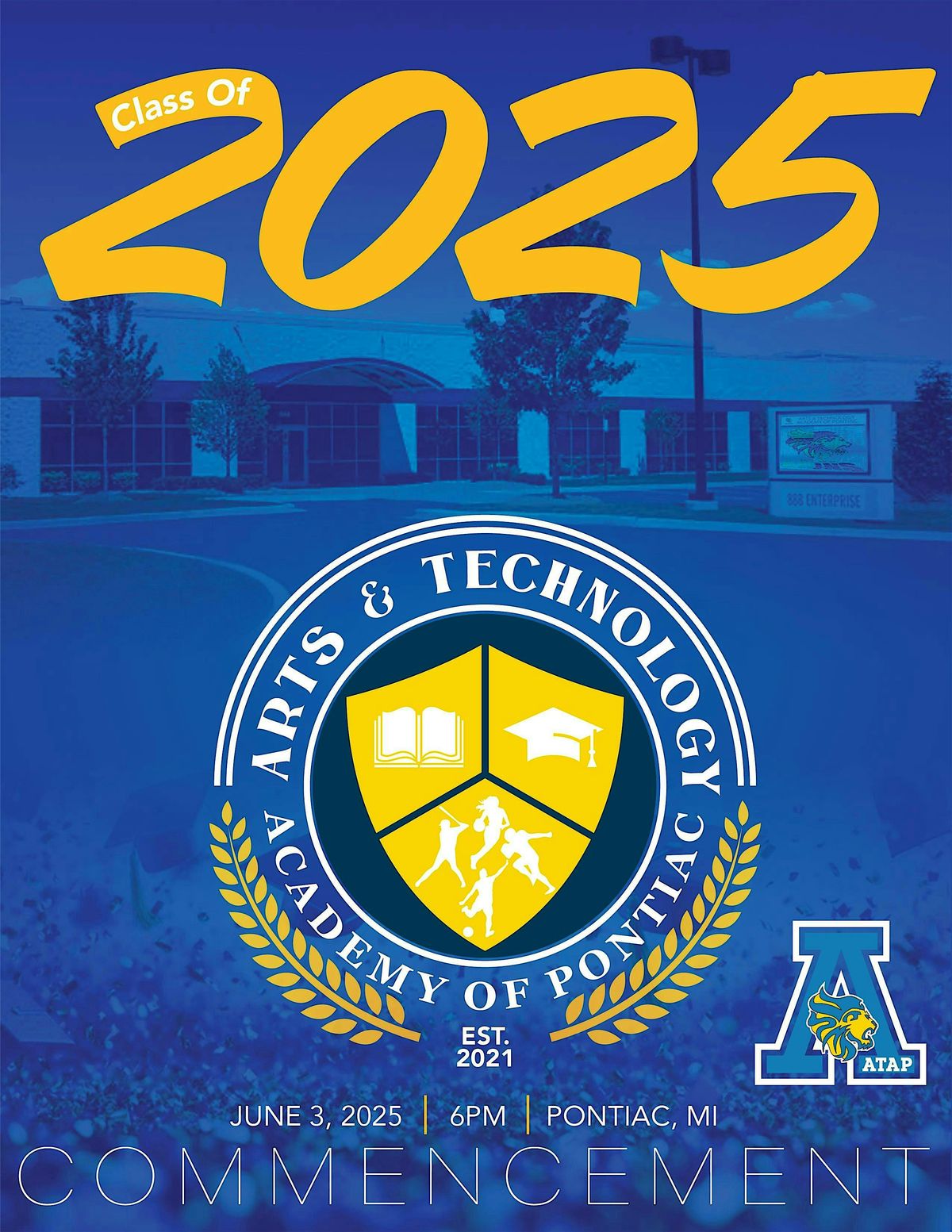 ATAP Commencement 2025, 3 June | Event in Pontiac | AllEvents
