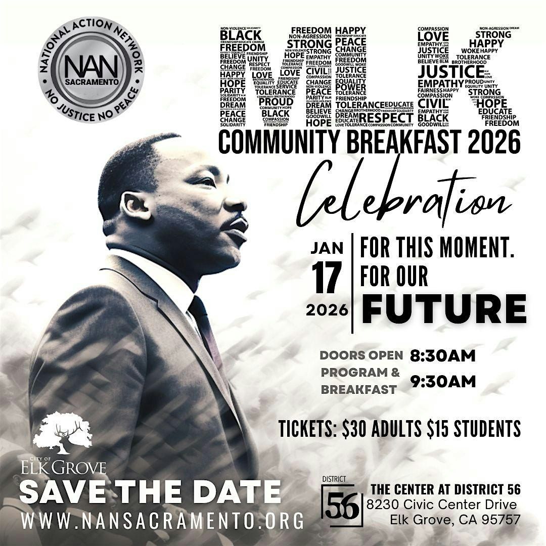 MLK Community Breakfast, 17 January | Event in Elk Grove | AllEvents