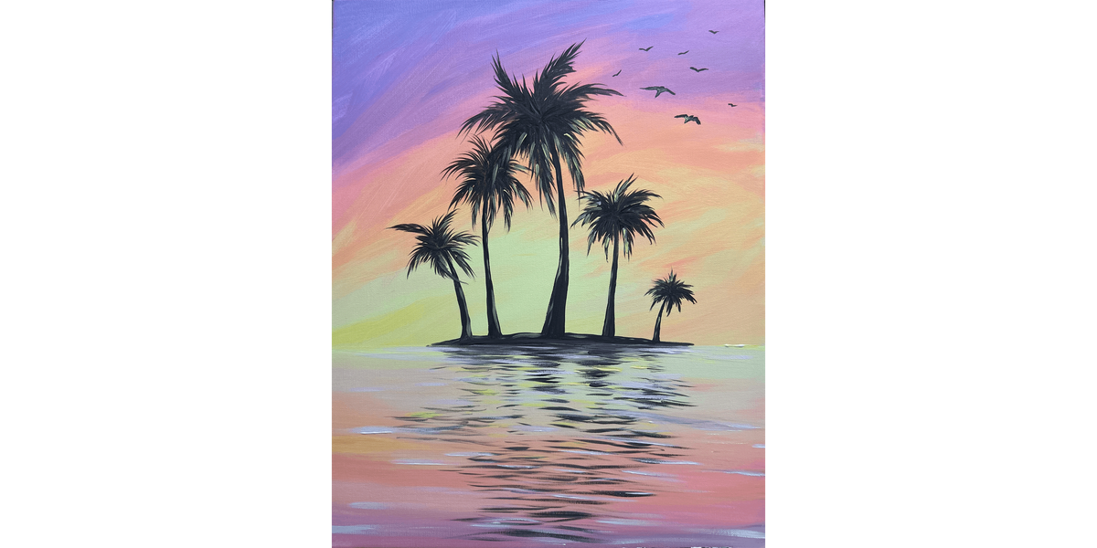 Fluorescent Palms - Paint and Sip in Tyler | Classpop!™, 8 August | Event in Tyler | AllEvents