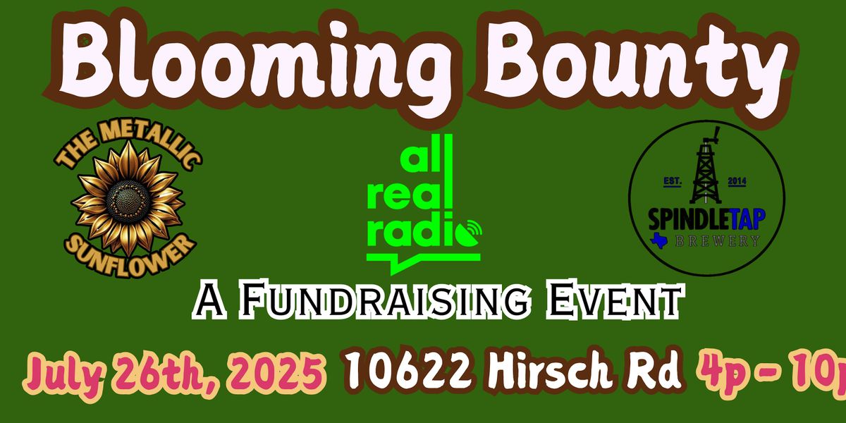 Bloom And Bounty A Fundraiser For Hydroponic Farming, 26 July | Event in Houston | AllEvents