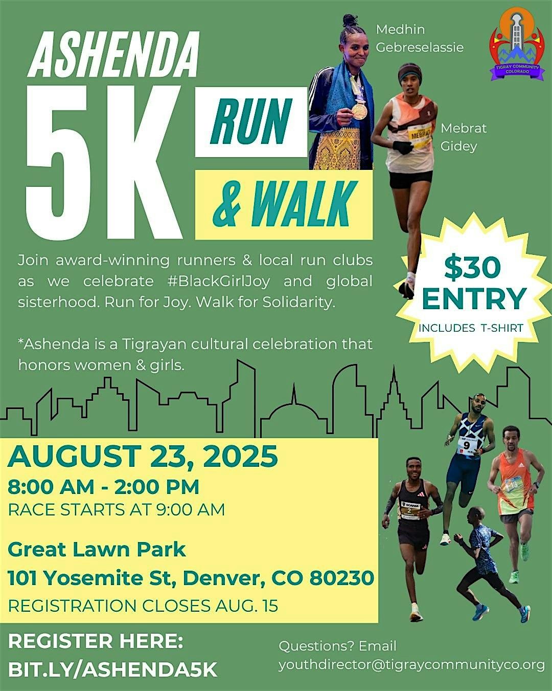 Ashenda #blackgirljoy 5K Run & Walk, 23 August | Event in Denver | AllEvents