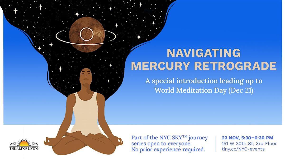 Navigating Mercury Retrograde, 23 November | Event in New York | AllEvents