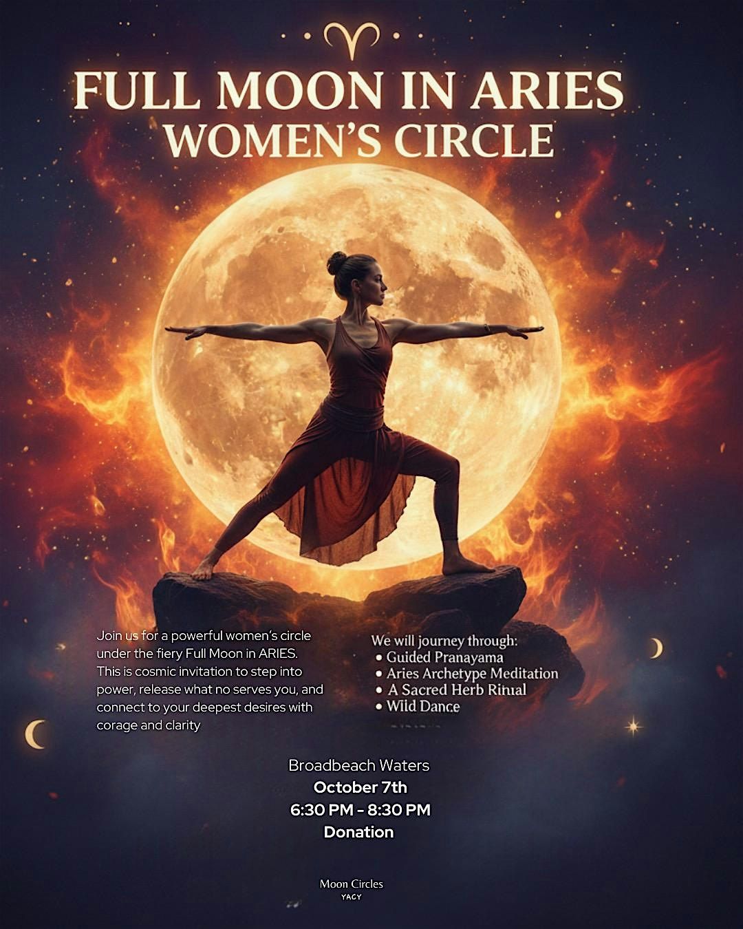 Full Moon in Aries Women's Circle, 7 October | Event in Broadbeach Waters | AllEvents