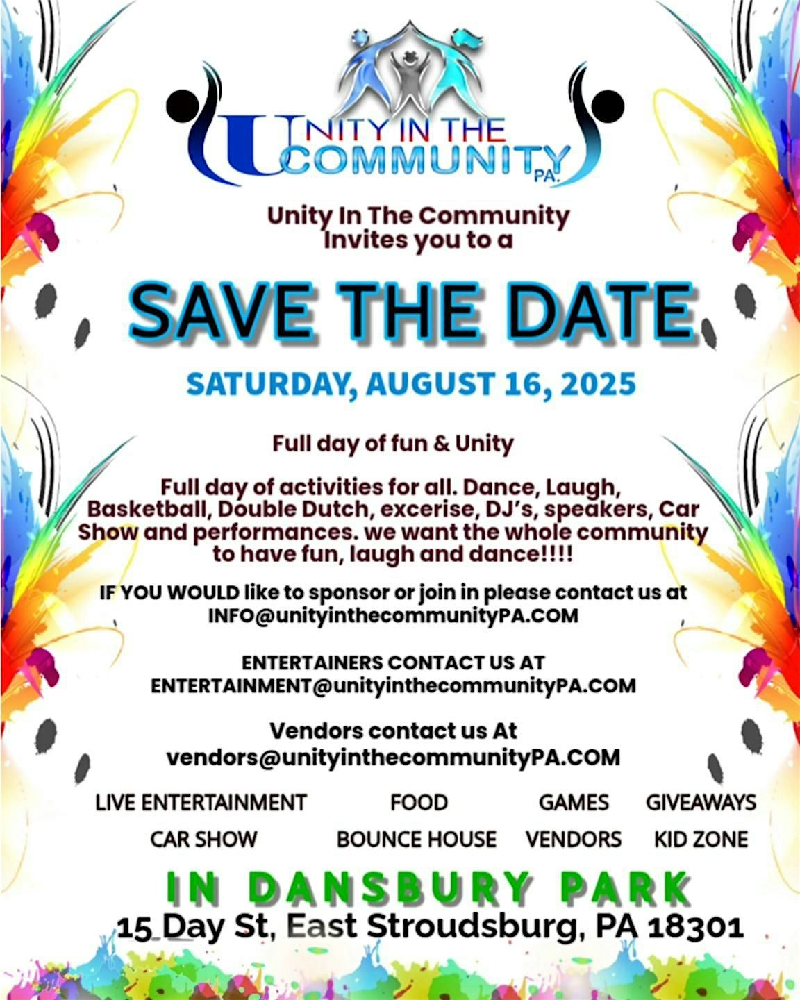 Unity In the Community, 16 August | Event in East Stroudsburg | AllEvents