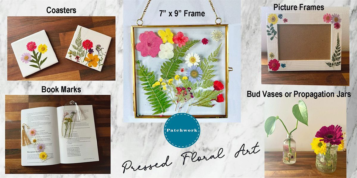 Patchwork Presents Fun with Pressed Flowers!, 14 May | Event in San Diego | AllEvents