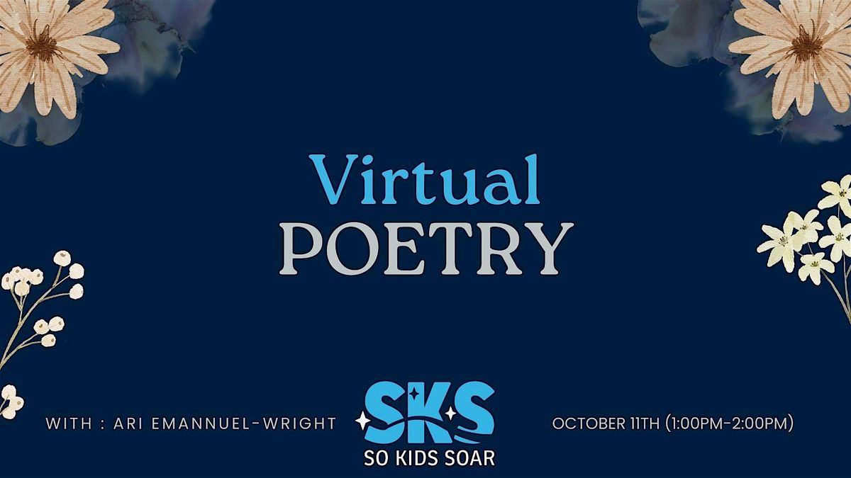 SKS Virtual Poetry Slam with Ari, 11 October | AllEvents