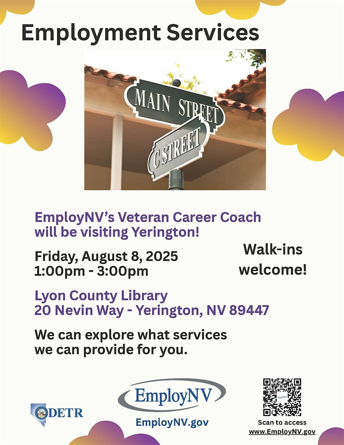 Career Services Event, 8 August | Event in Yerington | AllEvents