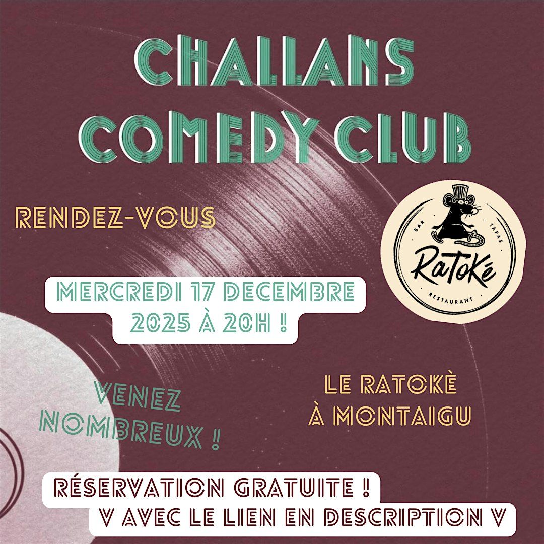 Soirée stand up au Ratoké, 17 December | Event in Montaigu-Vendée | AllEvents