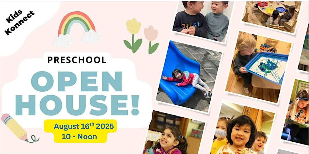 Open House at Kids Konnect Bunker Hill!, 16 August | Event in San Mateo | AllEvents