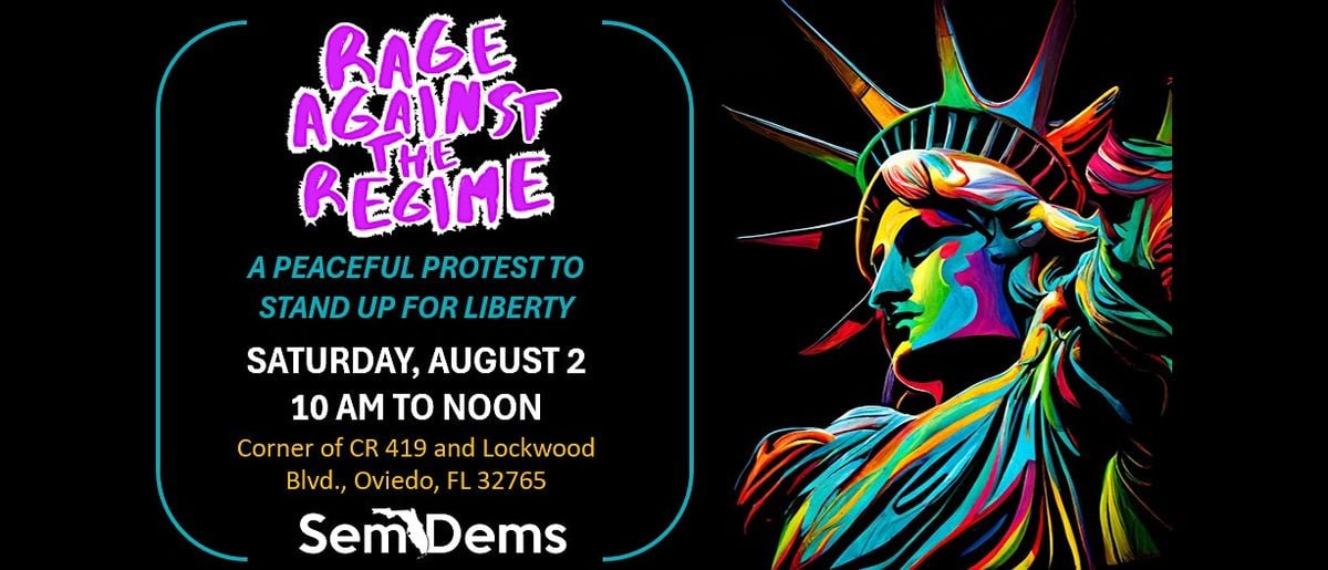 Rage Against the Regime: A Peaceful Protest to Stand Up for Liberty, 2 August | Event in Oviedo | AllEvents