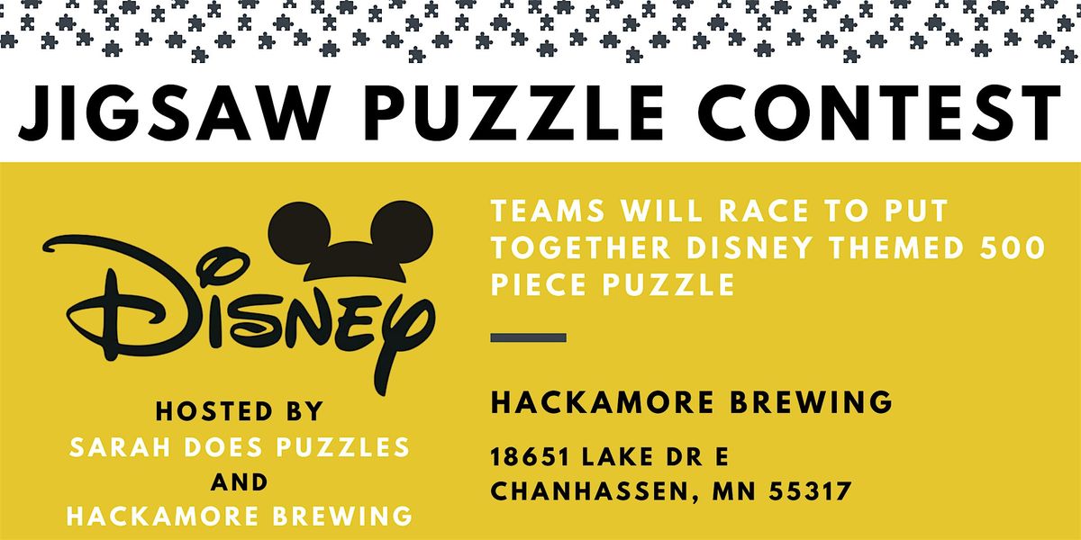 DISNEY THEMED Team  Jigsaw Puzzle Contest at Hackamore Brewing Company, 18 September | Event in Chanhassen
