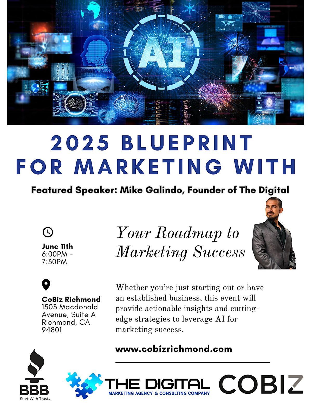 2025 Blueprint for Marketing with AI: Your Roadmap to Marketing Success, 11 June | Event in Richmond | AllEvents