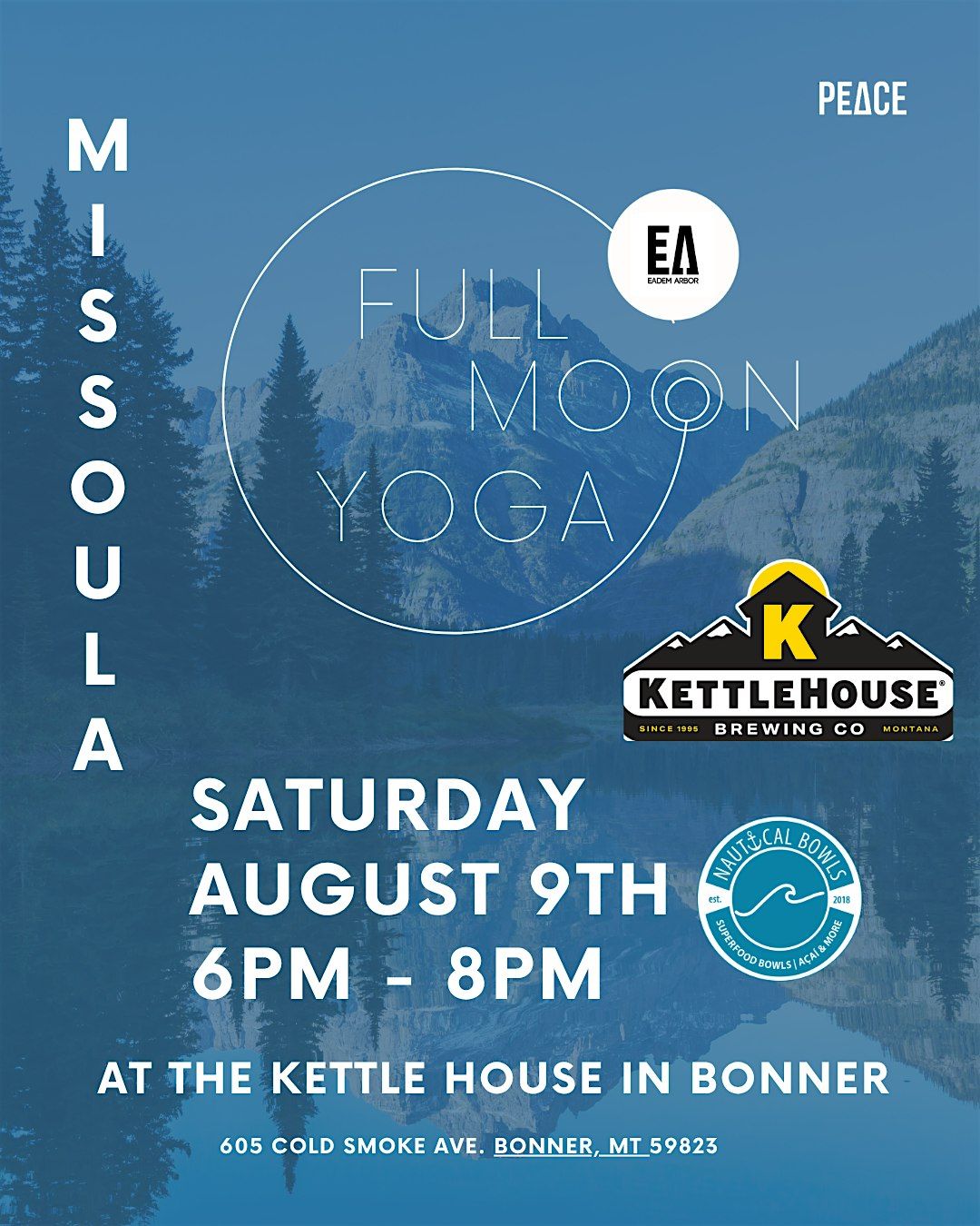 FULL MOON YOGA AT KETTLEHOUSE TAPROOM IN BONNER, 9 August | Event in Bonner-West Riverside | AllEvents
