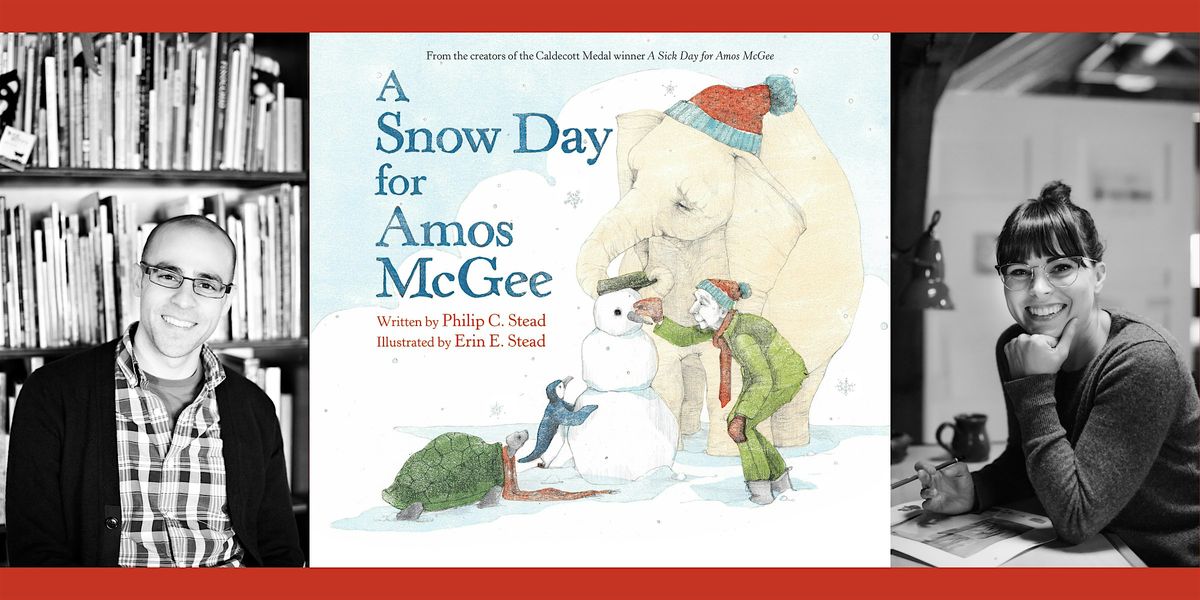 Philip and Erin Stead, A SNOW DAY FOR AMOS MCGEE, 30 September | Event in Saint Paul | AllEvents