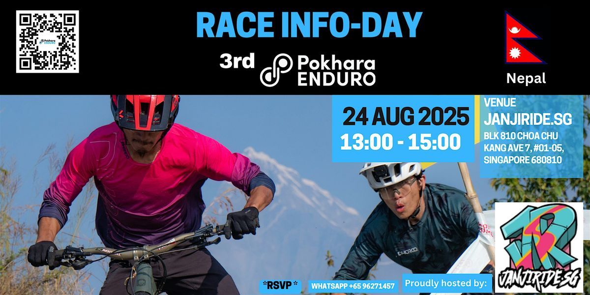 Pokhara Enduro Race Info-day in Singapore - JanjiRide, 24 August | Event in Choa Chu Kang | AllEvents