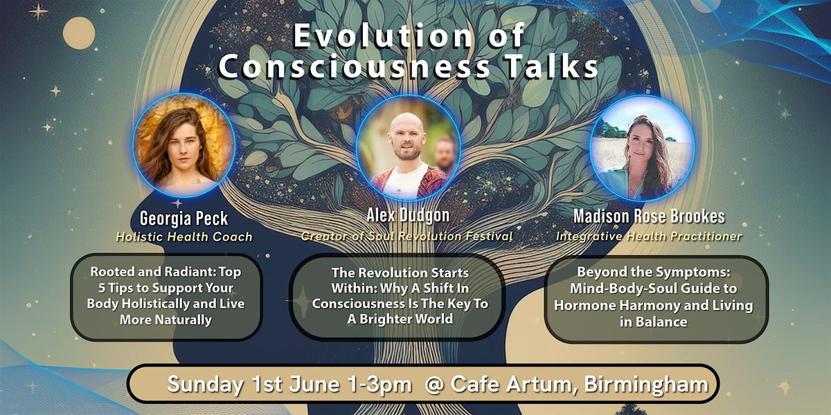 Evolution of Consciousness Talks, 1 June | Event in Birmingham | AllEvents