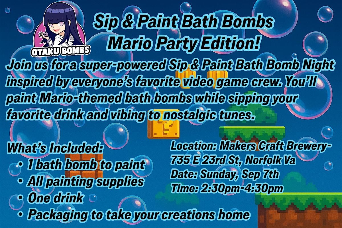 Bubbles & Brews: Sip & Paint Bath Bombs, 7 September | Event in Norfolk | AllEvents