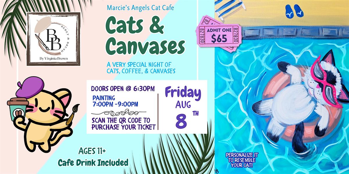 August Cats & Canvases | Event in Glastonbury | AllEvents