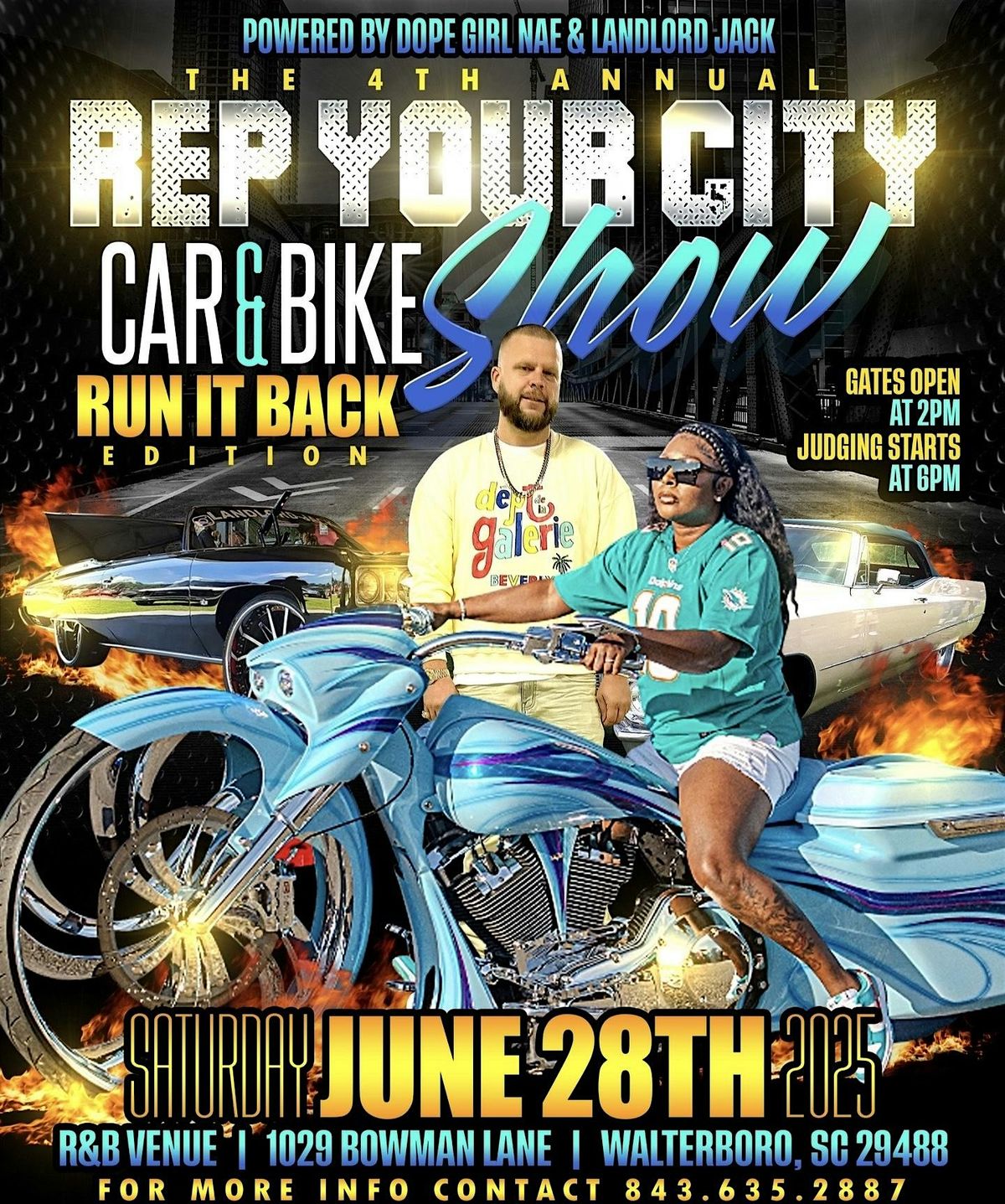 “REP YOUR CITY” Car, Truck & Bike Show, 28 June | Event in Walterboro | AllEvents