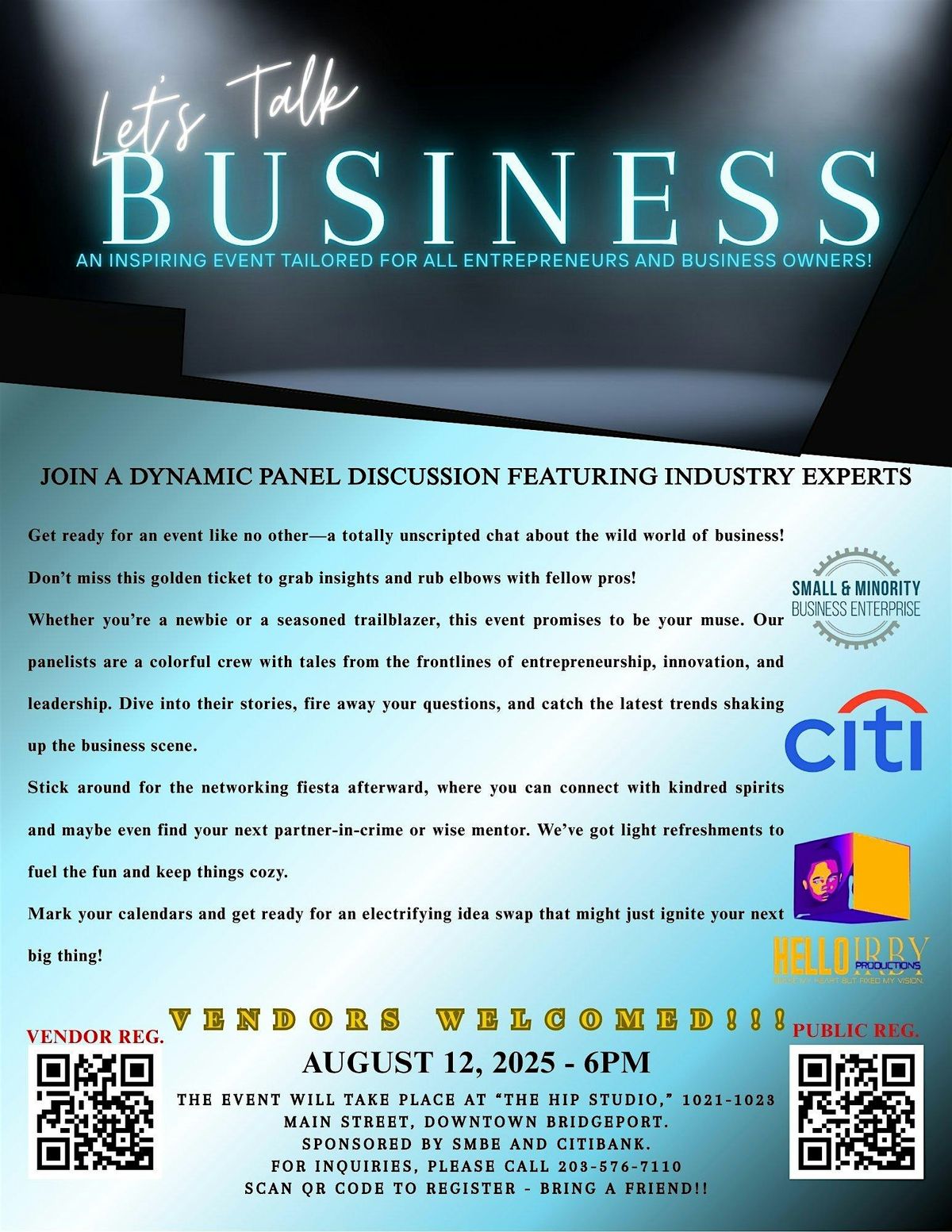 Let's Talk Business, 12 August | Event in Bridgeport | AllEvents