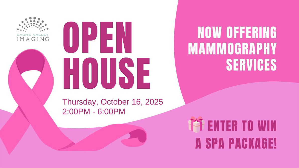 Open House: New Mammography Services in Logan & Providence, UT, 16 October | Event in Providence | AllEvents