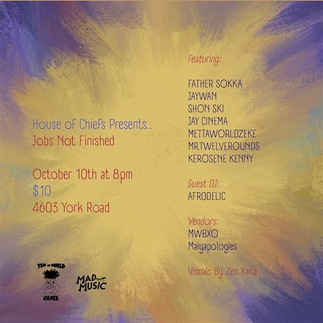 Job’s Not Finished II, 10 October | Event in Baltimore | AllEvents
