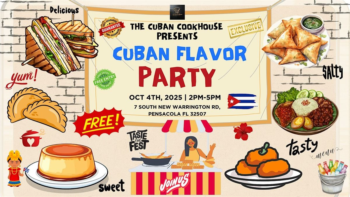 Cuban Flavor Party, 4 October | Event in Pensacola | AllEvents