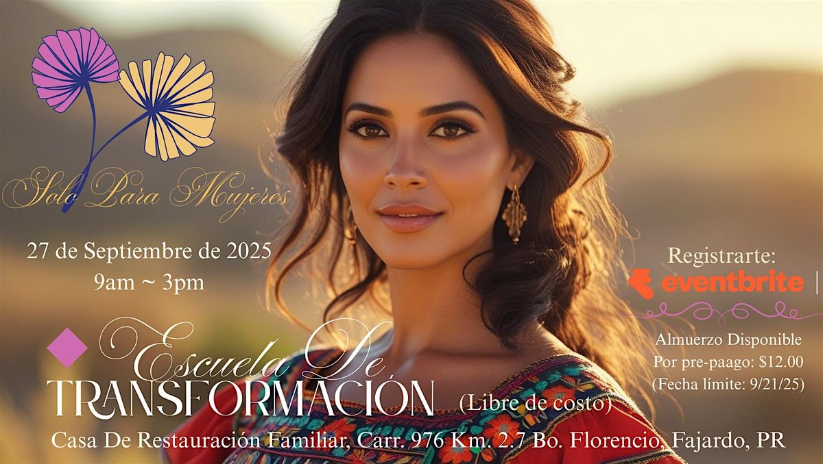 Escuela De Transformación, 27 September | Event in Fajardo | AllEvents