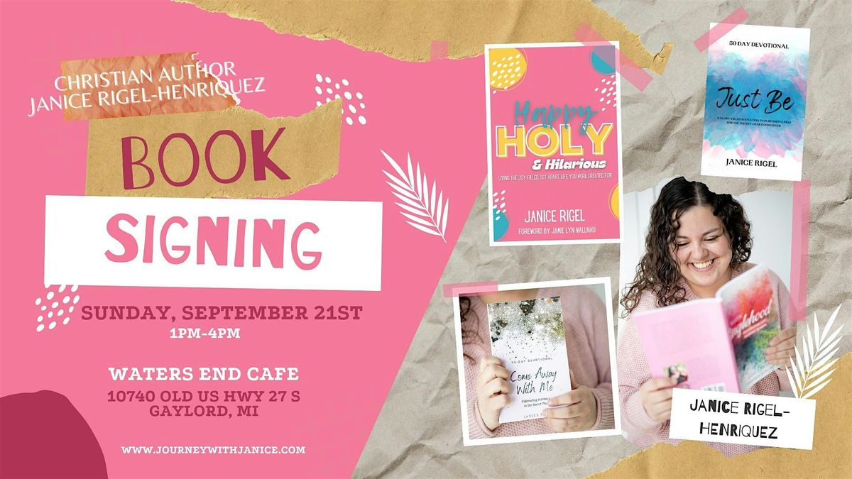 Book Signing at Waters End Cafe, 21 September | Event in Gaylord | AllEvents
